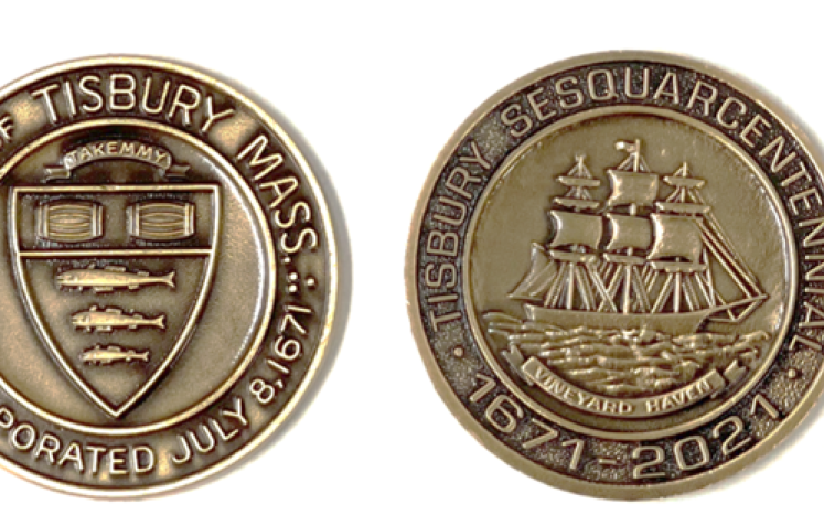 Tisbury 350th Anniversary Coins
